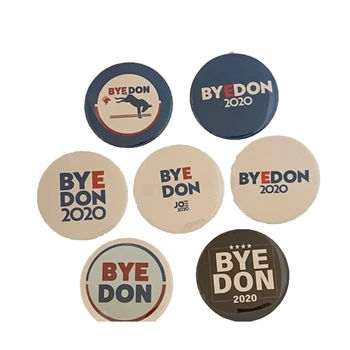 

7 Pcs Biden Harris 2020 Democratic President Voting Brooch Badge Rally Sign