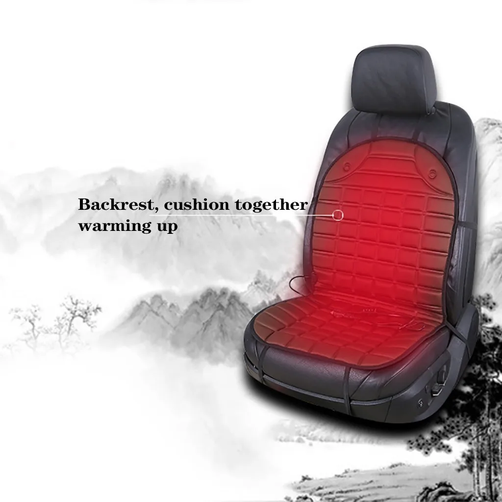 Новые одиночные/пара 12v подогрев подушки для зимнего подогрева автомобиля подушки сиденья, сохраняющие тепло покрытие автомобиля гарантия качества
