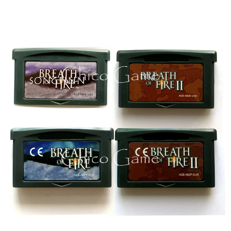 32 Bit High Quality Breath of Fire Series English Edition Video Game Cartridge USA EUR Version