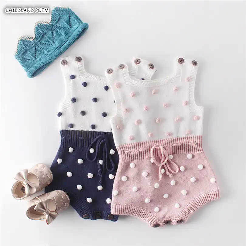 cotton pom pom baby clothes