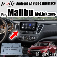 Lsailt Android 7,1 мультимедийный видео интерфейс gps навигационная коробка для Chevrolet Malibu MyLink-поддержка YouTube, CarPlay, App