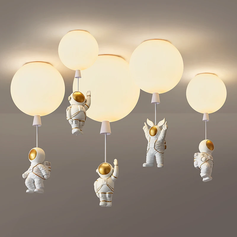 Kids Room Ceiling Light With Remote - Dimmable LED Moon & Star Night Light, 3000K-6000K Color Changing