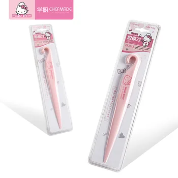 

CHEFMADE Hello Kitty Qifeng Cake Stripping Kinfe Food Grade ABS Material Demolding Knife Pink Stir Bar Baking Tools for Cakes