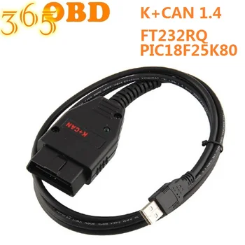 

ForVAG K+CAN Commander 1.4 With Green PCB PIC18F25K80 FTDI FT232RQ Chip ForVAG K+CAN 1.4 K-Line Commander