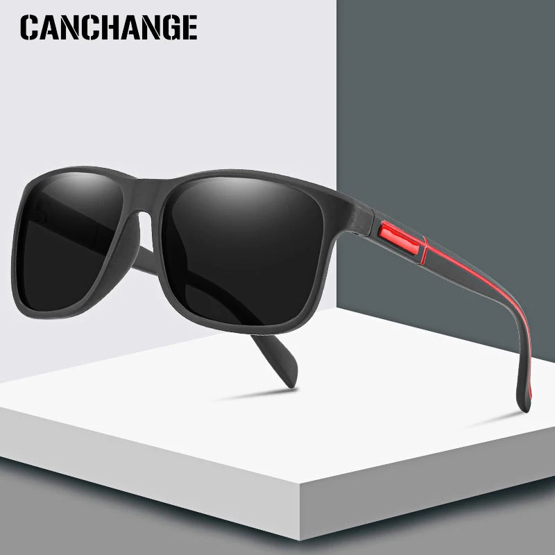 Поляризационные солнцезащитные очки canизменить UV400, зеркальные Мужские очки, модные очки для вождения, брендовые дизайнерские солнцезащитные очки, мужские очки