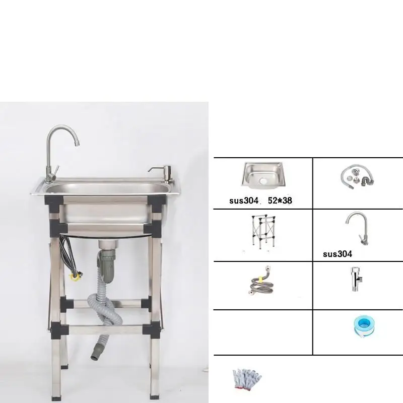 Portatil Afwasbak кран Banheiro Evier Torneira Gourmet Integral De Cocina Fregadero Cuba Pia Cozinha Lavabo кухонная раковина - Цвет: MODEL S