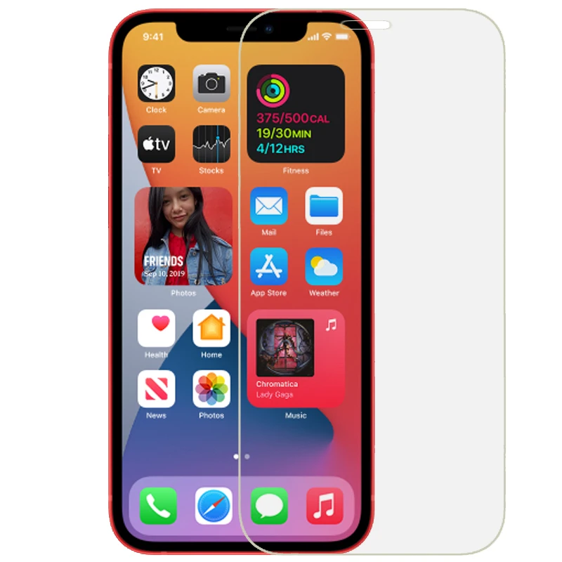 CN Post 50pcs 2.5D 0.3mm 9H Tempered Glass Screen Protector for iPhone 12 Mini 5.4 Pro 6.1 6.7 XR XS Max X 8 7 6s Plus 5s SE