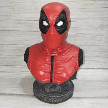 

7" X-Men Statue 1/4 Scale Anti-Hero Bust Deadpool Half-Length Photo Or Portrait Decoration GK Action Figure Toy BOX 18CM V1134