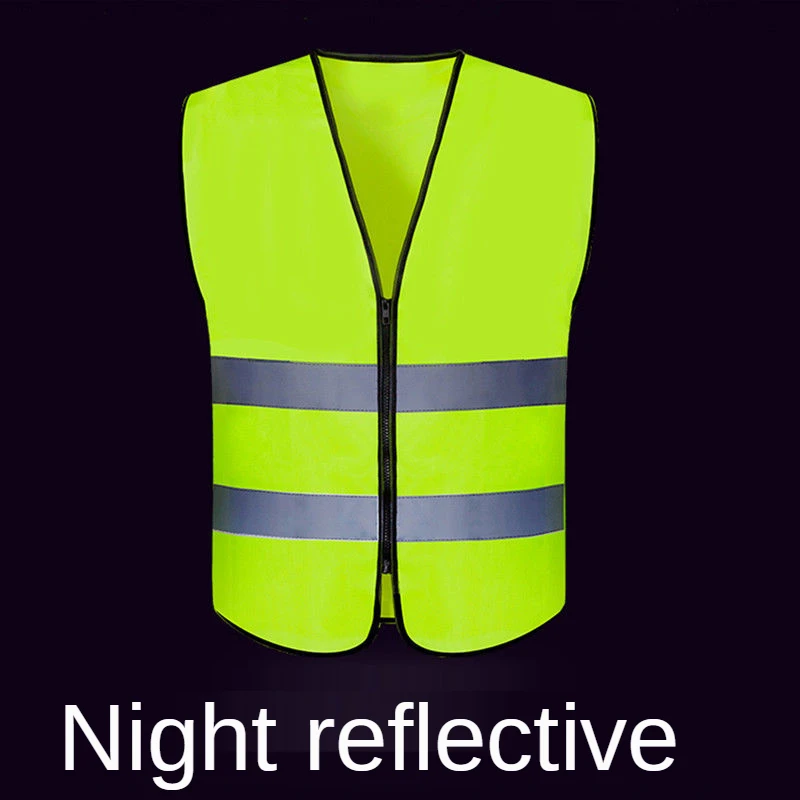 Reflective Vest Reflective Vest for Vehicle Traffic Safety Protective Clothing for Car Construction Driver Fluorescent Vest