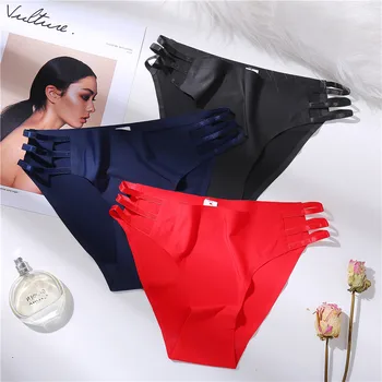 

Hollow Out Sexy Briefs Comfortable Seamless Women Panties Fashion Solid Color Underwear Girls Underpants Female Lingerie M-XL
