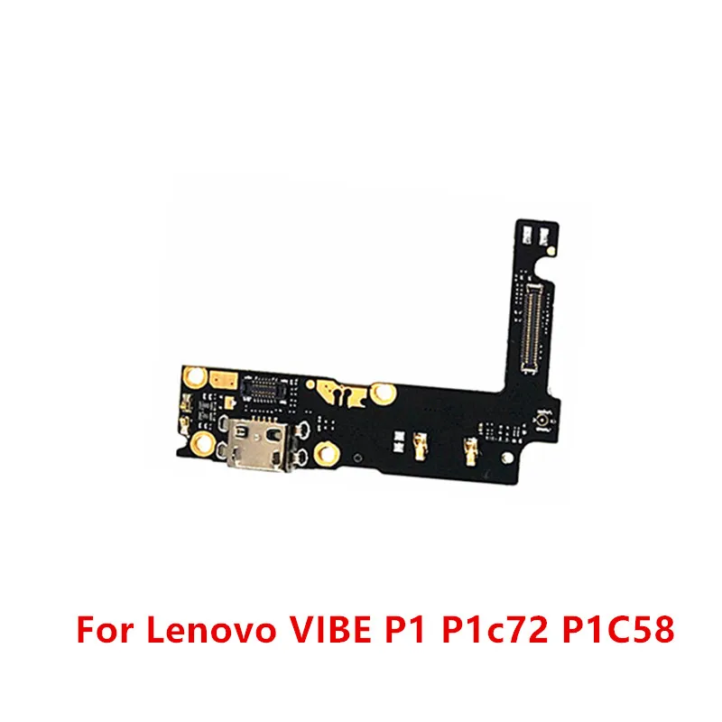 USB Plug Dock Connector Charger Jack Board Charging Port With Vibrator Flex Cable For Lenovo VIBE P1 P1c72 P1C58 | Мобильные