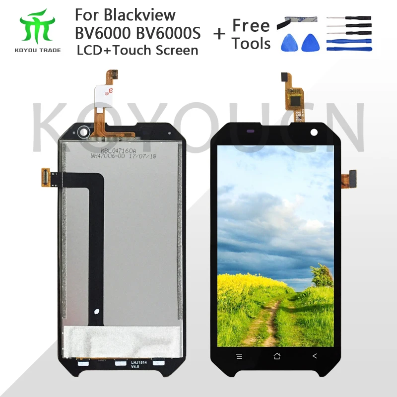 

For Blackview BV6000 LCD Display+Touch Screen,100% Tested Screen Digitizer Assembly Replacement BV6000S BV7000