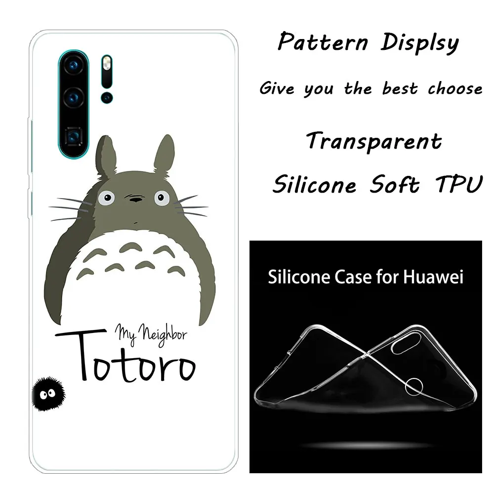 005 Мягкий чехол аниме студия Ghibli унесенный спиром Тоторо для huawei NOVA 3 3i 5 5i P20 P30 Pro P9 P10 P8 Lite P Smart Z Plus - Цвет: 005