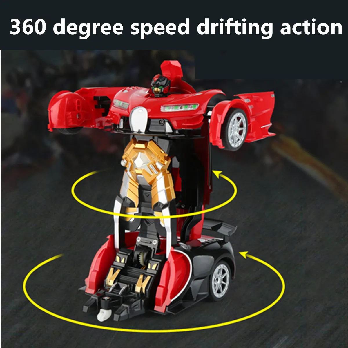 

Hot 1/12 RC Car Transformation Robots Gesture Automation Deformation Car Sports Vehicle Model Robots Toys Kids Toys Gifts For Bo