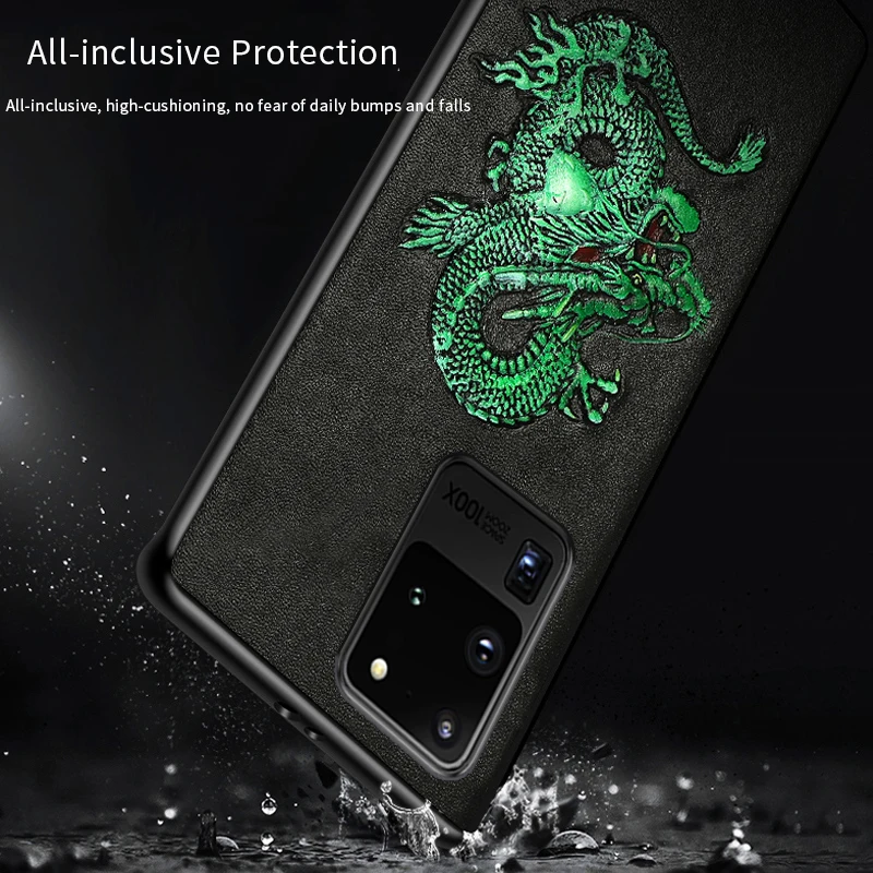 LANGSIDI Luxury Phone case For samsung s20 ultra plus s10 e Galaxy a50 a51 a80 note 10 animal Genuine leather shockproof cover LANGSIDI Luxury Phone case For samsung s20 ultra plus s10 e Galaxy a50 a51 a80 note 10 animal Genuine leather shockproof cover
