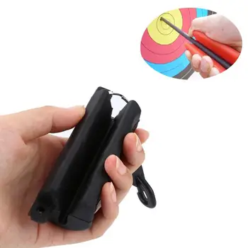 

Outdoor Black Silicone Gel Archery Target Hunting Shooting Bow Arrow Puller Remover Keychain Equipment tool