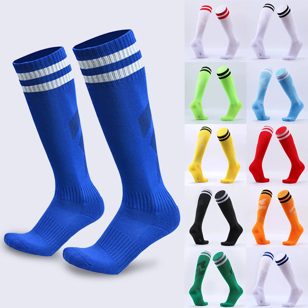 1 Pair Non Slip Professional Adults Sport Stockings Basketball Outdoor Cycling Football Socks Running Sweat Absorbent Soccer