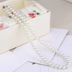 Распродажа, 1 шт., Женское Ожерелье из искусственного жемчуга, темпераментное ожерелье из ключицы, ожерелье из ярких бусин, чокеры