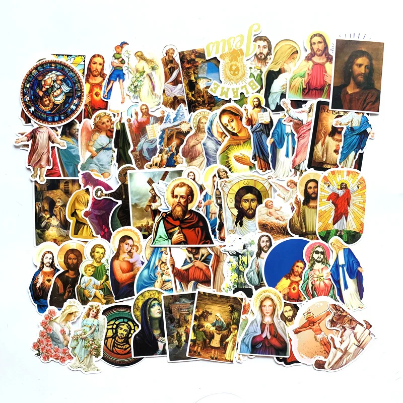68 шт., классические детские наклейки Jesus 90 s, упаковка для фанатов аниме, косплей, скрапбукинг, сделай сам, украшения для телефона и ноутбука
