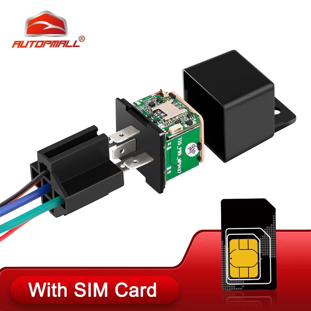 Mv730 Aggiornato!!! Relè Gps Tracker Car Tracker 9-90V Cut Off Fuel Acc Tow Alarm Localizzatore Di Auto Vibrazione Avviso Di Velocità Eccessiva App Gr