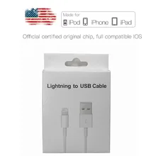 2 м USB кабель для зарядки и передачи данных для iPhone 11 Pro Max 5 5S 6 6S 7 8 Plus X XS XR Быстрая зарядка телефонных кабелей для iPad Air 2 3