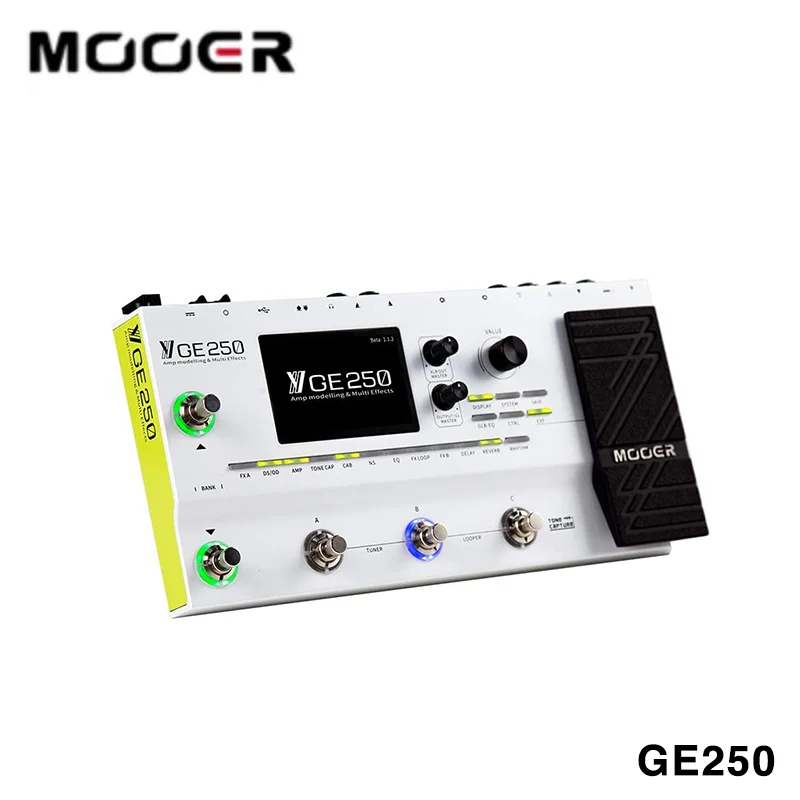 MOOER GE250 гитарный Amp моделирование и педаль мультиэффектов GE 250 |