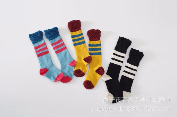 Spring And Autumn New Products Large Flounced Thin Stripes Western Style Men And Women Children Tube Socks