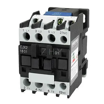 

220V Coil Motor Controler AC Contactor 3P 3 Pole NC 660V 32A CJX2-1801