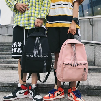 

Design Schoolbag Bag And Women Korean High School Students Joker Simple Personality Backpack Ins Tide Brand Backpack