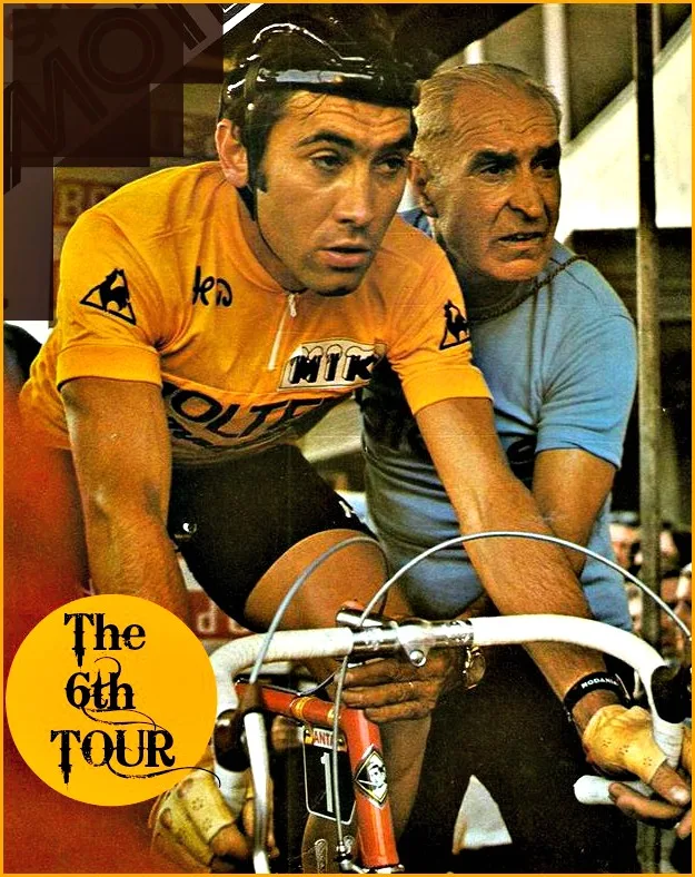 Велосипед для езды на велосипеде 1975 фото EDDY MERCKX Классические холщовые картины