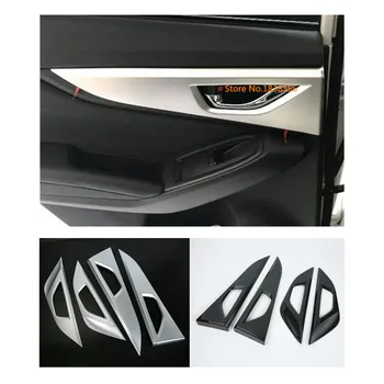 

For SUBARU XV 2018 2019 2020 Cover Protect Detector Sticker Trim Car Door Inner Built Handle Bowl Moulding Lamp Frame 4pcs
