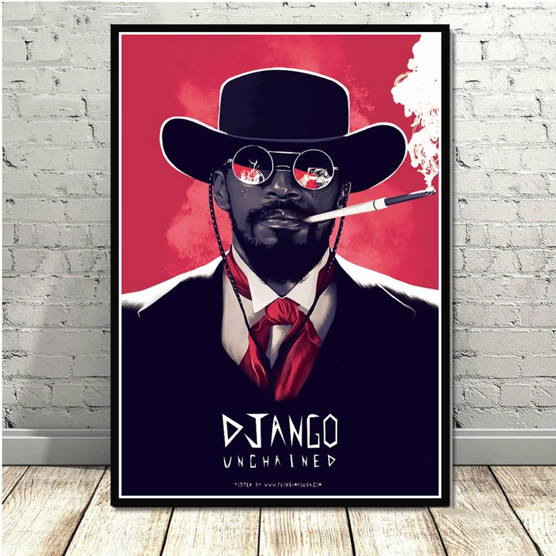 NT105 плакат стены искусство ретро квентин тарантино Django Unchained фильм холст картина принты декор для гостиной дома комнаты