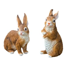 Украшения сада Моделирование Кролик оригинальность скульптура вилла Садоводство во дворе украшение на открытом воздухе сад Пейзаж орнамент