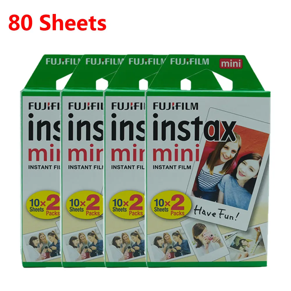 Пленка Fujifilm instax mini 10 80 листов пленка Fuji 11 9 8 с белыми краями для instant 7s 25 50s 90 Новое