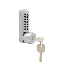 

OSPON All-Weather Mechanical with Key combination lock digital lock codelock Satin Chrome
