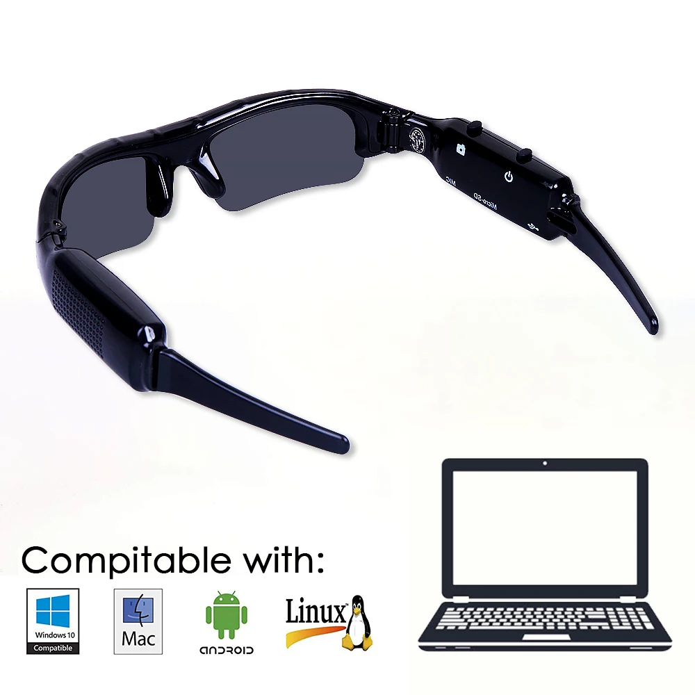 

Digital Camera Sunglasses HD Glasses Eyewear DVR Video Recorder DVR Video Camcorder For Cycling/driving/skiing
