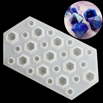 

Aomily 3D Diamonds Shaped Silicon Artwork Chocolate Jelly Candy Cake Bakeware Mold DIY Pastry Bar Ice Block Soap Mould Baking