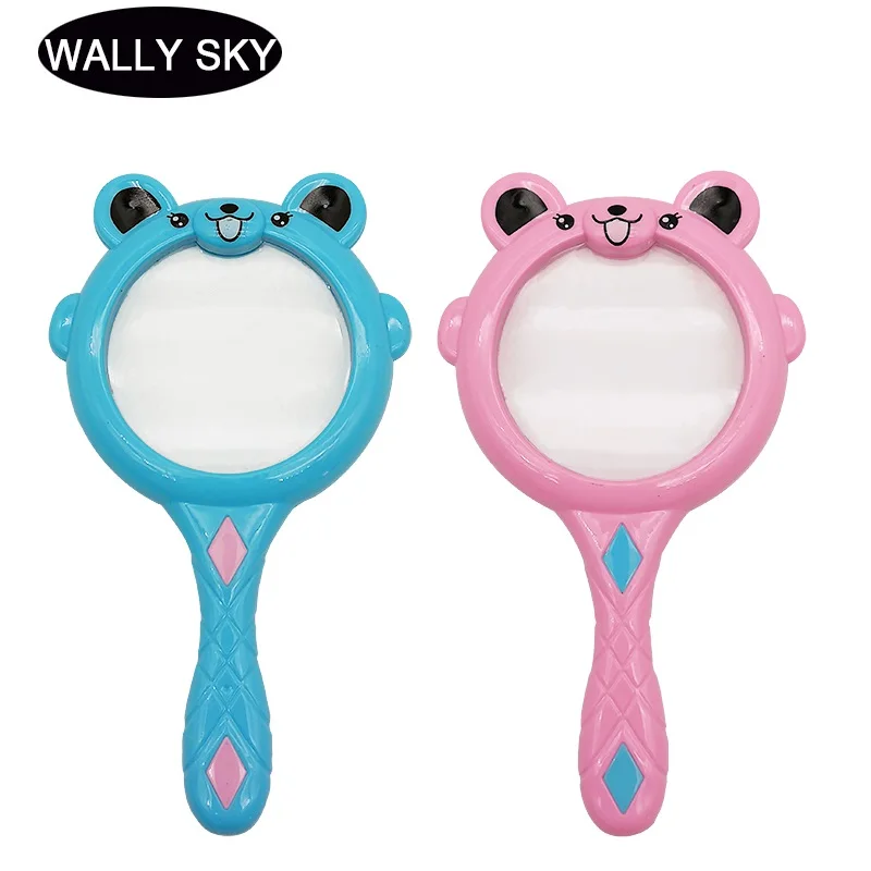 

Handheld Magnifier Portable Magnifying Glass Children Cartoon Pattern Science Experiment Toy Magnifier for the Kids Home School