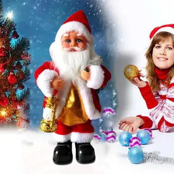 

Electric Christmas Boke S ax Guitar Music Santa Claus Decoration Ornament