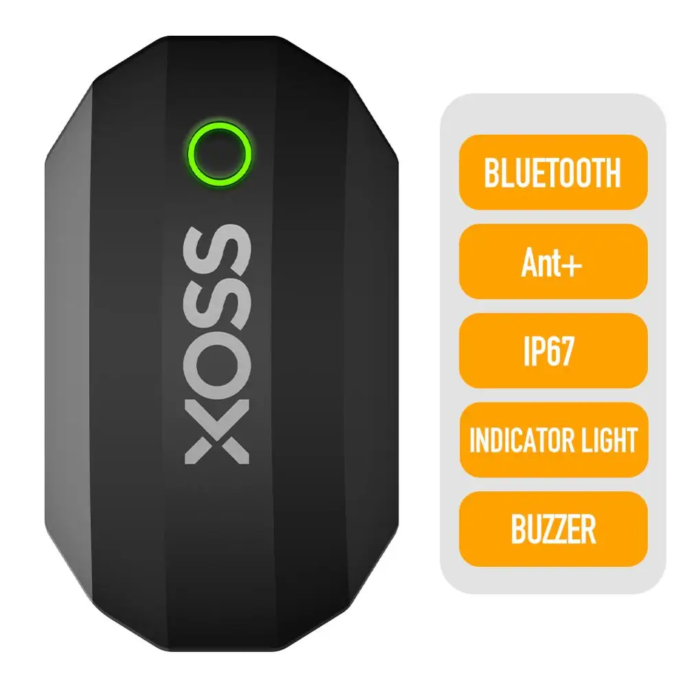 XOSS Монитор сердечного ритма грудной клетки Bluetooth4.0 ANT + датчик частоты пульса