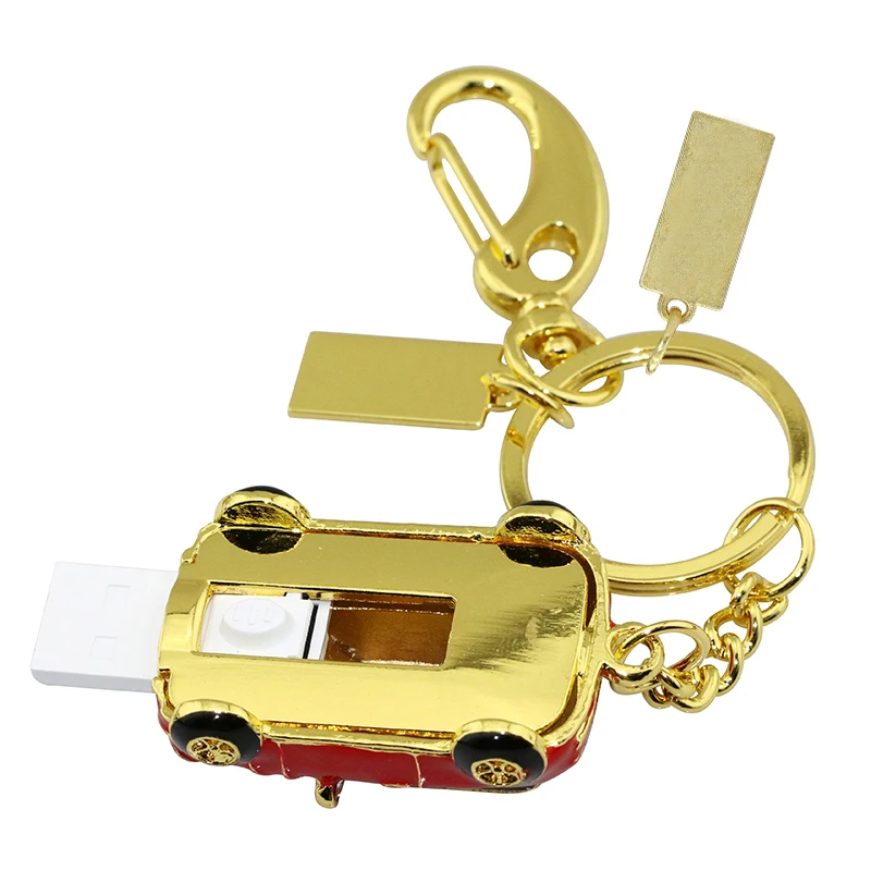 Металлический USB флеш-накопитель для автомобиля 4, 8, 16, 32, 64, 128 ГБ, флеш-накопитель для автомобиля, 16 ГБ, 64 ГБ, флеш-накопитель, карта памяти с кольцом для ключей, флеш-накопитель, милый мини-подарок