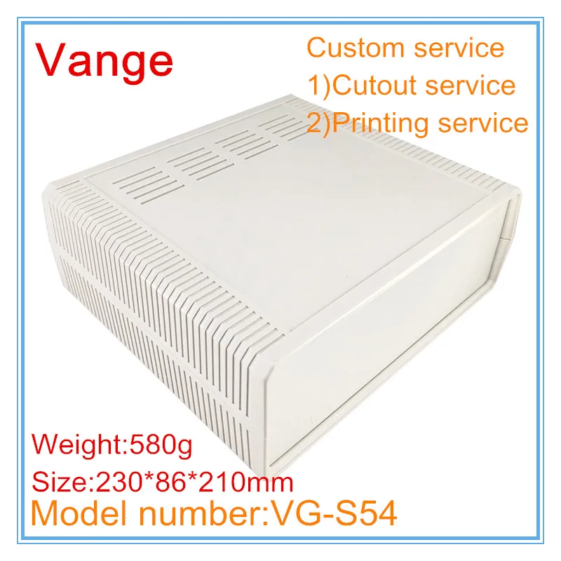 

5pcs/lot network electronic junction box 230*86*210mm ABS plastic project box housing