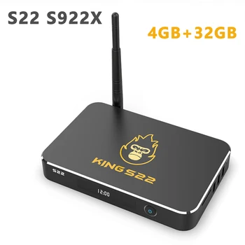 

S22 Set Top Box 2020 new Amlogic S922x Quad-Core Smart Android 9.0 TV Box 4GB 32GB 2.4G 5G WiFi Bluetooth 1000M 4K 8K VS AM6