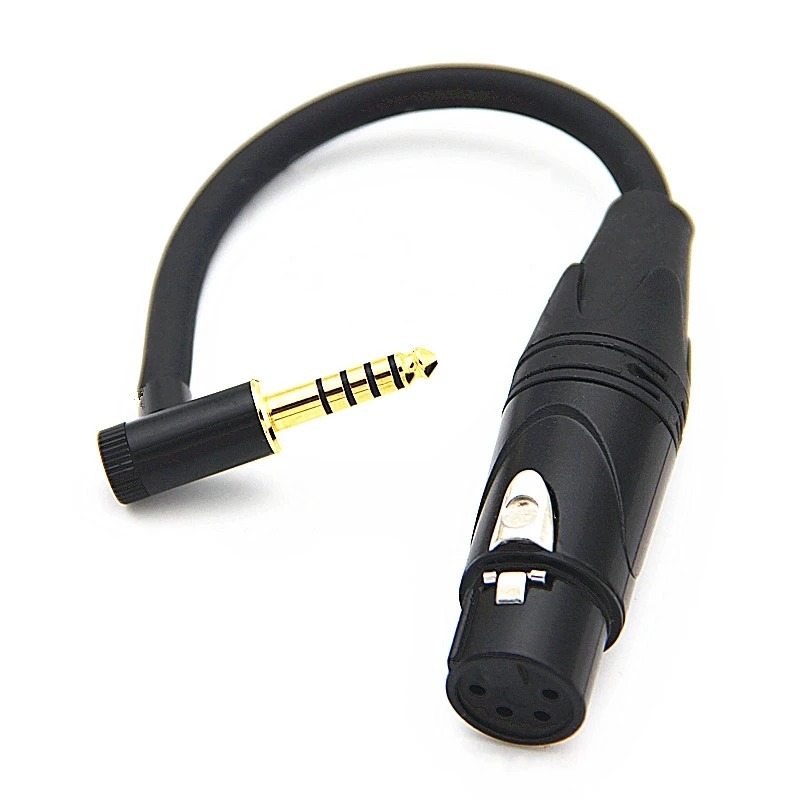 Pinos Xlr Equilíbrio Fêmea para 2.5 mm 3.5 mm 6.35 mm 4.4 mm Masculino Adaptador de Equilíbrio Cabo de Áudio Alta Fidelidade Fone Ouvido Cabo Extensão t1 T5p - Image 4