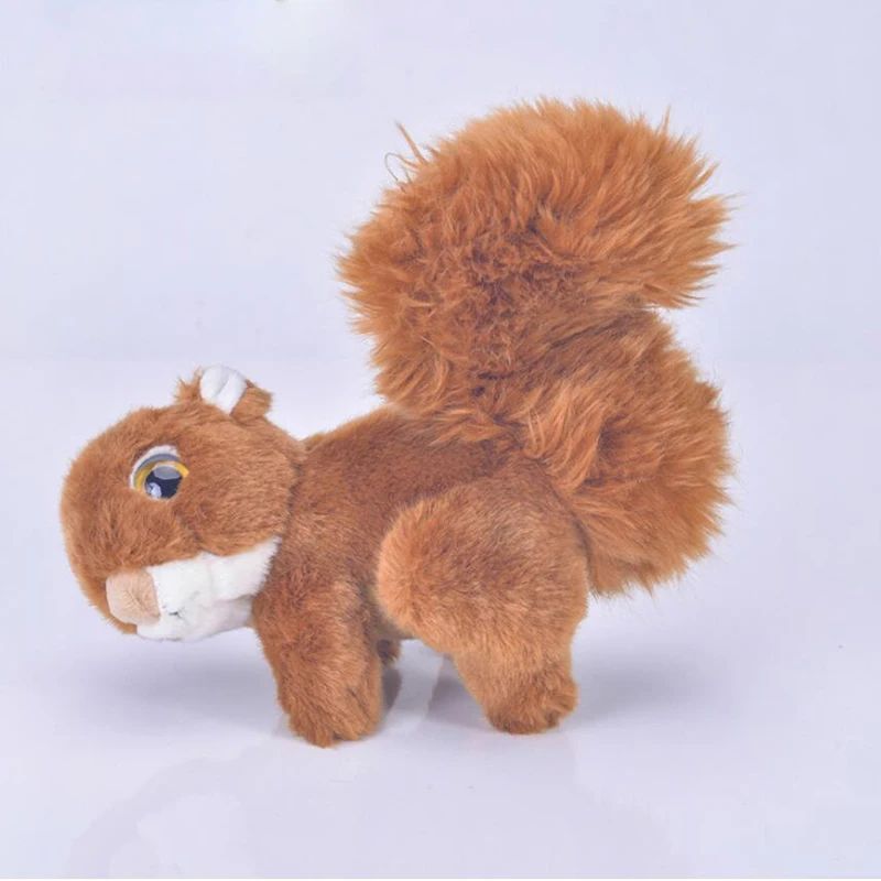 

Cute Squirrel Doll Simulation Animal Children Plush Toy Baby Christmas Birthday Stuffed Gift