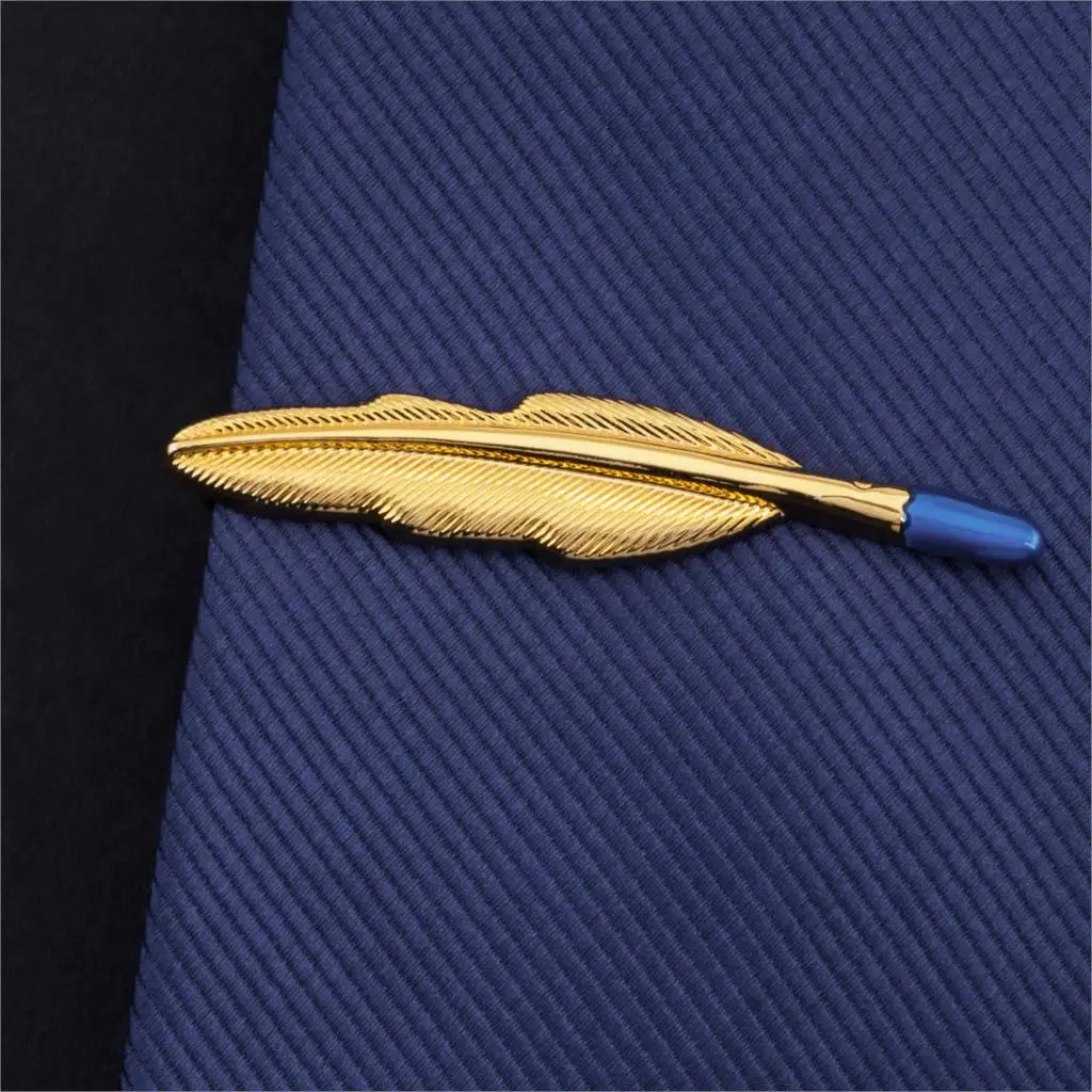 Hi-Tie, модный металлический мужской зажим для галстука, нежный мужской Стильный Хрустальный зажим для галстука, застежка, булавка, пуля, дизайнерский золотой свадебный галстук, ювелирное изделие - Цвет: LJ-233