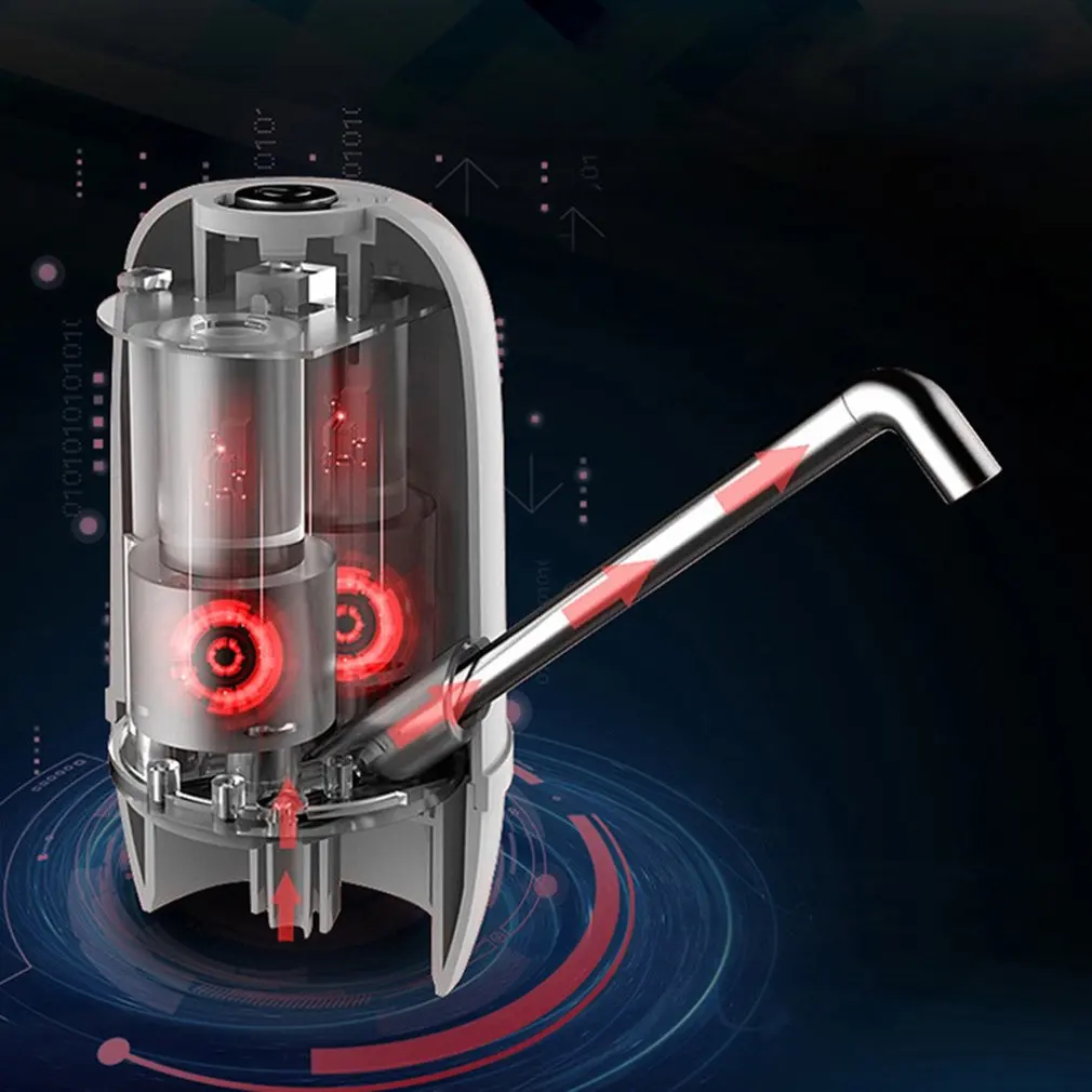 Двойной насос для бутилированной воды, дозатор для насосной воды, бытовой Электрический чистый ведро, автоматический поглотитель воды