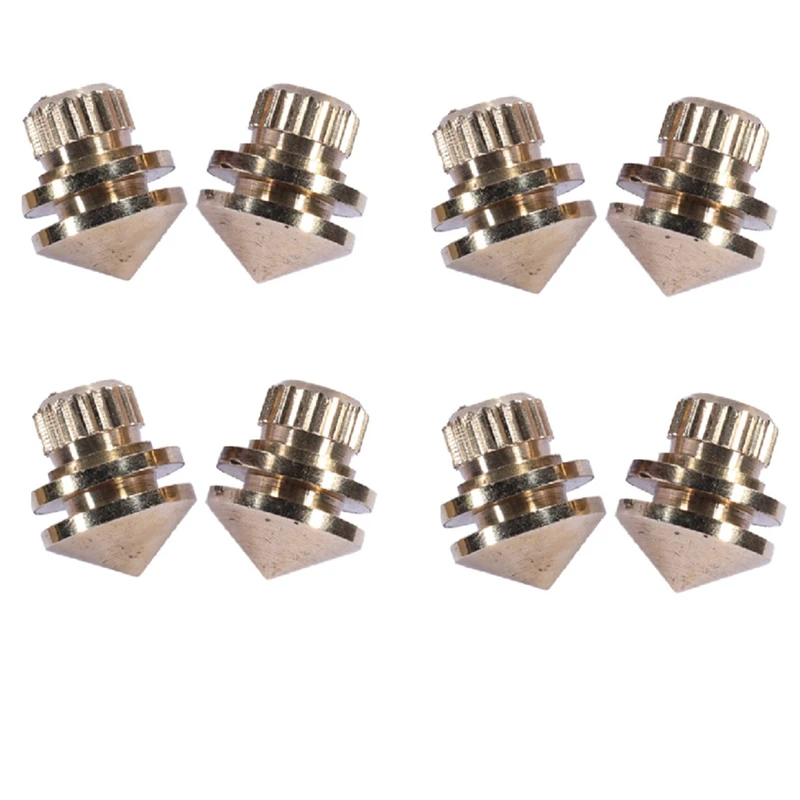 8 Pieces/Set Speaker Spike Bracket Feet Audio Shock Absorber Nail Base Pad Hifi | Электроника