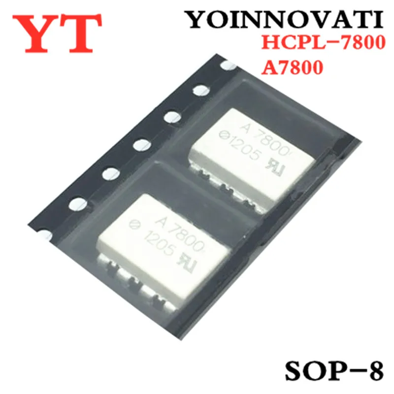 10 шт./лот HCPL-7800-000E A7800 7800 HCPL-7800 HCPL7800 лапками углублением SOP-8 | Электронные