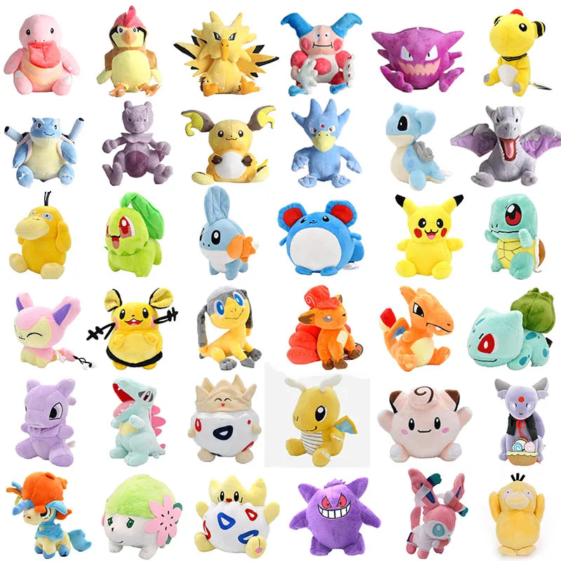 

Anime Plush Doll Pikachu Plush Toy Mewtwo Snorlax Charmander Stuffed Doll Great Christmas Gift For Children